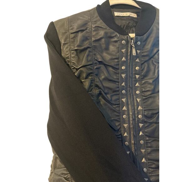 Leather and Cloth Peter Nyard jacket women’s size medium like new!! - Picture 3 of 5
